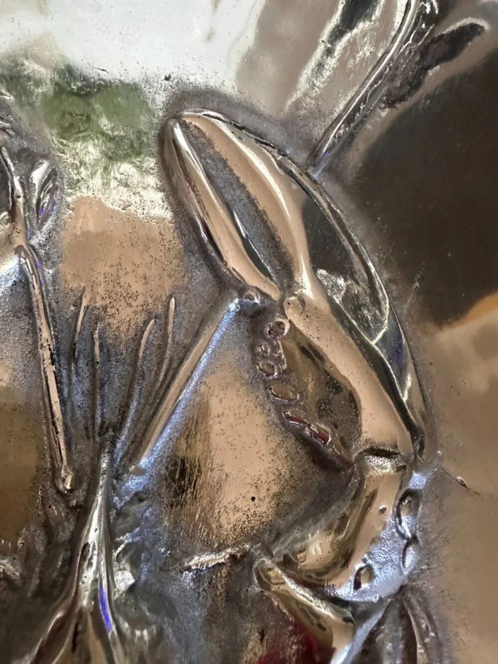 Mexico Pewter Coastal Serving Tray Set Marlin Fish Nautical Serveware Dish